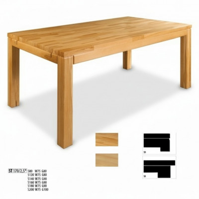 Stół obiadowy Drewno stoły Living Jadalnia Pokój Tabela Solidne drewno Stoły do ​​jadalni Prawdziwe drewno 80x80