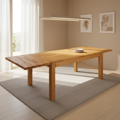 Stół obiadowy Massive Meble jadalnia Tabela 160x90cm Prawdziwe Drewno Lite drewno Nowe stoły