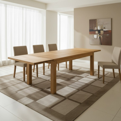 Stół obiadowy Masywne stoły Meble jadalnia Tabela 160x90cm Prawdziwe Drewno Lite Drewno Nowe