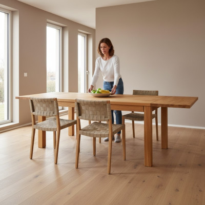 jadalnia Stół obiadowy Masywne stoły Meble Tabela 140x90cm Autentyczne Drewno Lite drewno Nowość
