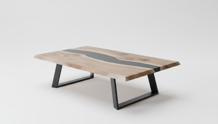 Żywica epoksydowa Tabela Drewno stolik kawowy Praca fizyczna Massive Living Room Meble