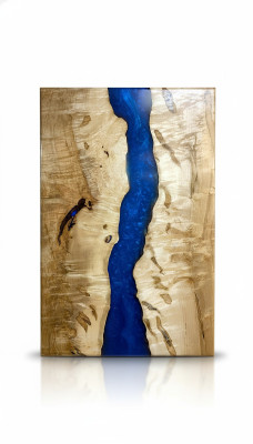 stoły Stół obiadowy Design Tabela Modern Sea Ocean River Meble 200x90 Żywica Epoksydowa