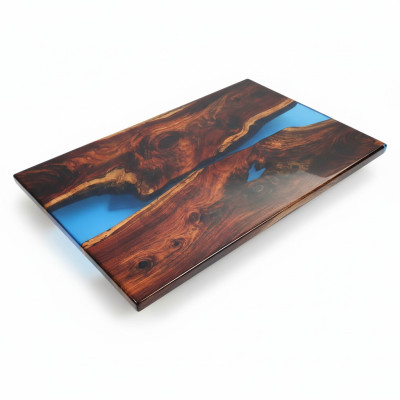 stoły Stół obiadowy Design Tabela Modern Sea River Meble 200x90 Żywica Epoksydowa Ocean