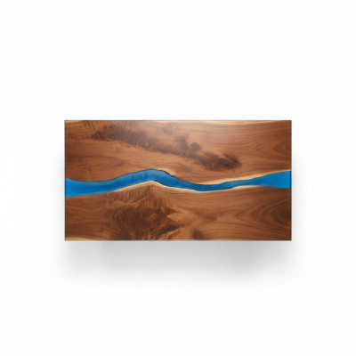 Stół obiadowy Design Tabela Nowoczesne stoły Sea Ocean River Meble 220x90 Żywica epoksydowa