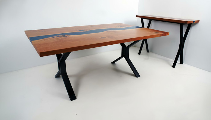 Wykonane na miarę Tabela Żywica epoksydowa Epoxy River Real Drewno Cena 1m2 stoły Resin
