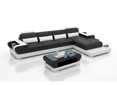 Sofa skórzana sofa narożna sofa tapicerowana Zestaw narożny Żywy krajobraz Podkładka