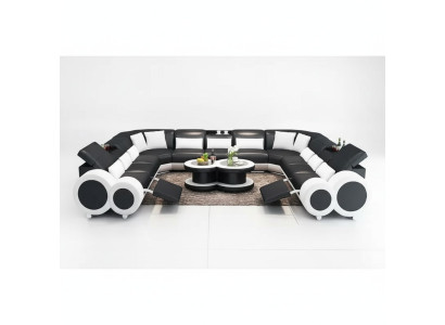 Narożnikowa kanapa UForm Nowoczesna Sofa Skórzana Sofa Kanapy Podkładka Designerskie Sofy Ustawić