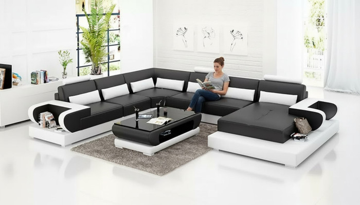 Zestaw narożny Narożnikowa kanapa Sofa Kanapa Podkładka Sofy Nowe Kanapy Żywy krajobraz Designer