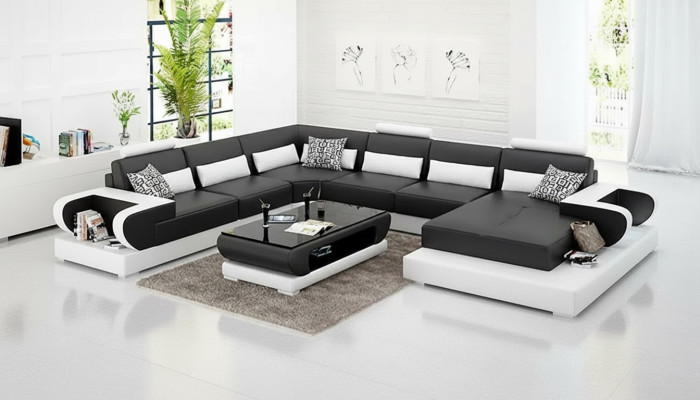 Zestaw narożny Narożnikowa kanapa Sofa Kanapa Podkładka Sofy Nowe Kanapy Żywy krajobraz Designer