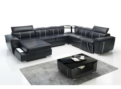 Design Kanapa Narożnikowa kanapa Zestaw narożny Sofa Sofy Kanapy Tabela 2-częściowe. Żywy krajobraz
