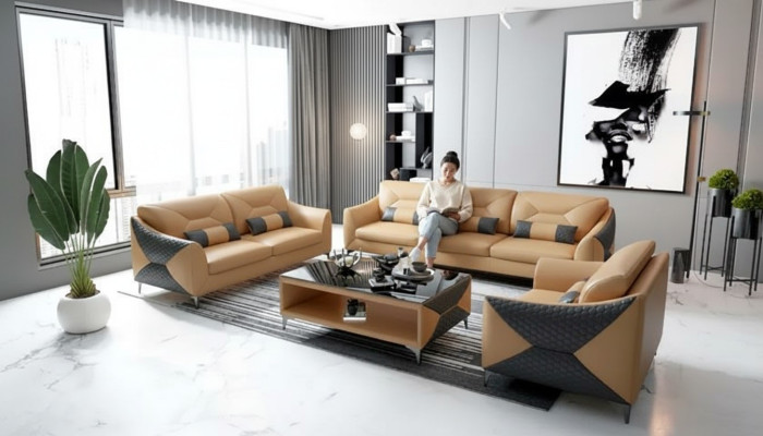 Zestaw sofowy 321 miejsce do siedzenia Zestaw Design Sofa Kanapy Kanapa Luksusowa Nowa konstrukcja Podkładki