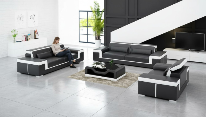 Żywy krajobraz Sofa Zestaw sofowy 321 miejsce siedzące Narożnikowa kanapa Podkładka projektant Ustawić