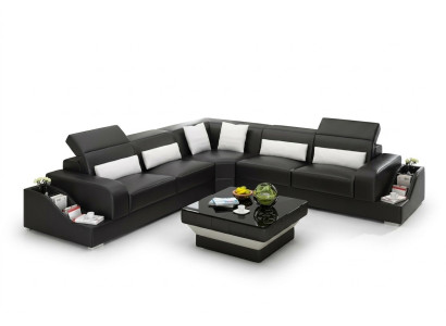 Sofa Skórzana Kanapy Projekt Salon Tanie Podkładka Meble Zestaw Sofa Nowość