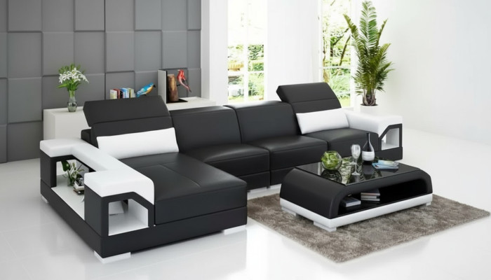 Narożnikowa kanapa Podkładka Narożnikowa kanapa Nowoczesna sofa kawowa w kształcie litery L Żywy krajobraz 2-częściowy. Nowy