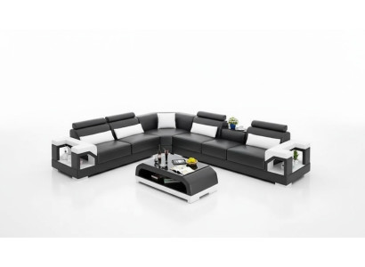 Salon skórzana sofa skórzana kanapa kanapa obcios sofa skórzane sofy Żywy krajobraz