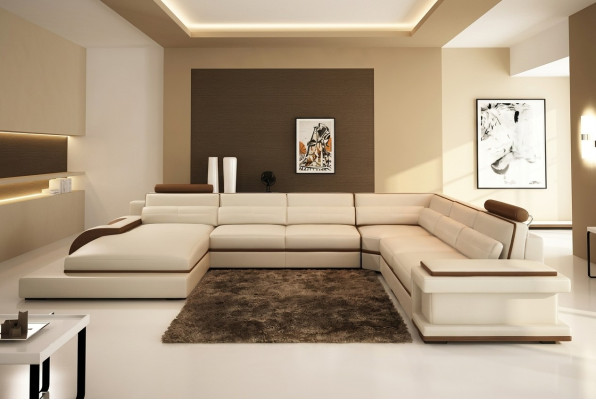 Nowoczesny Żywy krajobraz Narożnikowa kanapa Sofa Couch Podkładka Zestaw narożny 2-częściowy.