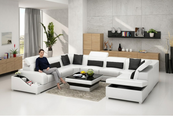 Luksusowy salon Meble Kanapa Sofa Ustaw Design Kanapy w zestawie.