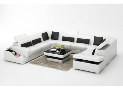 Luksusowy salon Meble Kanapa Sofa Ustaw Design Kanapy w zestawie.