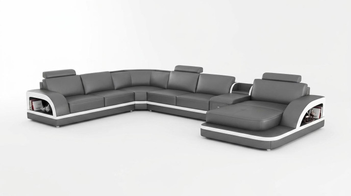 Salon Skóra xxl kanapa Podkładka krajobraz nowoczesny designerski