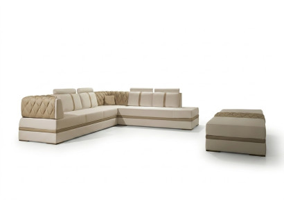 Narożnikowa kanapa skórzana sofa designerska sofa Narożnikowa kanapa w kształcie litery L nowoczesna podkładka do salonu