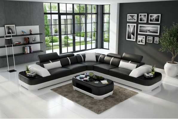 Design Meble narożnik Narożnikowa kanapa salon skórzana kanapa kanapa kanapa