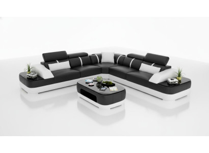Design Meble narożnik Narożnikowa kanapa salon skórzana kanapa kanapa kanapa