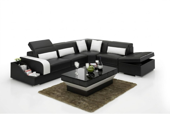 Zaprojektuj nowoczesny narożnik Narożnikowa kanapa do salonu skórzana kanapa kanapa