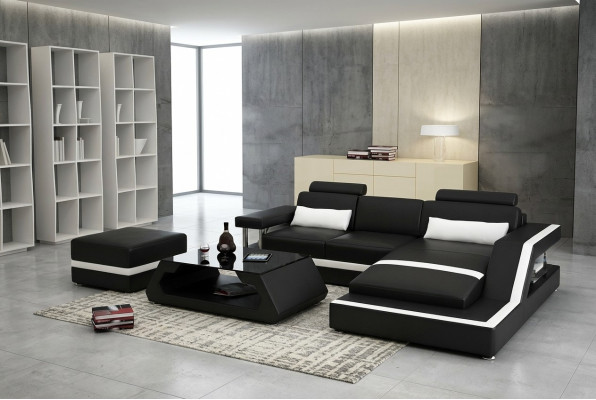 Żywy krajobraz Designerska Sofa Narożnikowa kanapa L Shape Modern Sofa Zestaw narożny