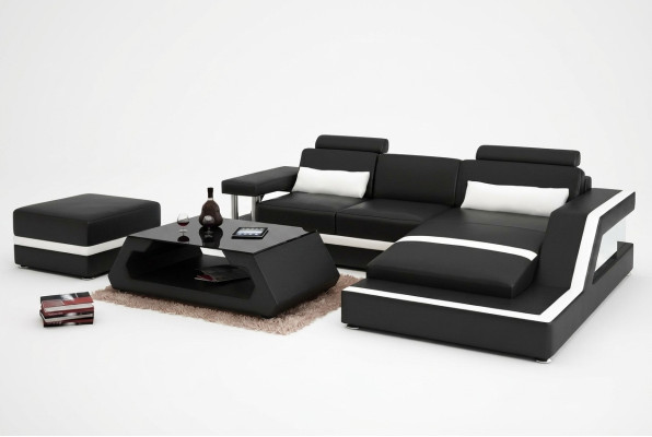 Żywy krajobraz Designerska Sofa Narożnikowa kanapa L Shape Modern Sofa Zestaw narożny