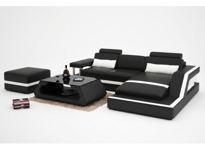 Żywy krajobraz Designerska Sofa Narożnikowa kanapa L Shape Modern Sofa Zestaw narożny