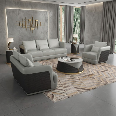 Sofa 3 miejsce do siedzenia Sofa trzyosobowa designerska sofa skórzana nowoczesna sofa kanapy