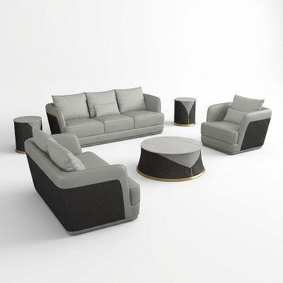 Sofa 3 miejsce do siedzenia Sofa trzyosobowa designerska sofa skórzana nowoczesna sofa kanapy