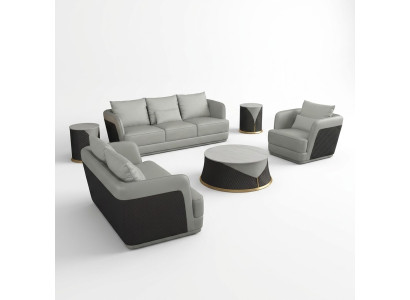 Sofa 3 miejsce do siedzenia Sofa trzyosobowa designerska sofa skórzana nowoczesna sofa kanapy