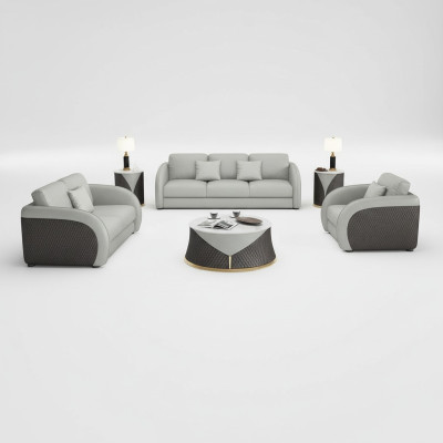 Ekskluzywne Designerskie Meble 32 miejsce do siedzenia Sofa Podkładka Ustawić 2-częściowa. Żywy krajobraz