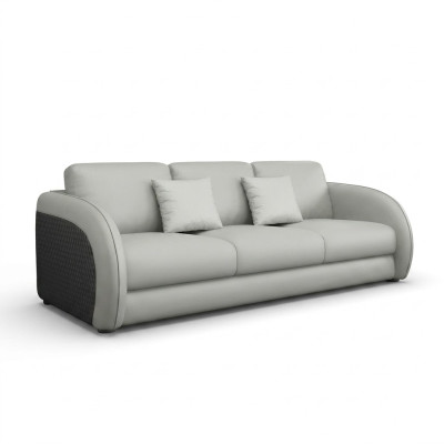 Sofa trzyosobowa Italian Meble Style 3 miejsce do siedzenia Nowoczesna sofa Sofa skórzana