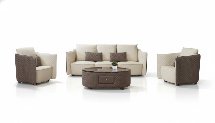 Designerska Sofa Skórzana Kanapa Podkładka Ustawić Sofę 321 miejsce siedzące Klasyczne Kanapy Nowość