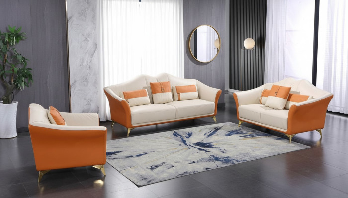 Chesterfield Zestaw sofowy Podkładka Siedziba Obcios 2-częściowa. Zestaw 3+2 miejsce siedzące Nowe