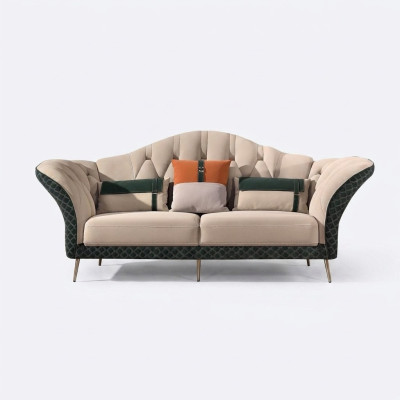 Zestaw sofowy designerska sofa skórzana sofa 321 miejsce do siedzenia Nowoczesna sofa