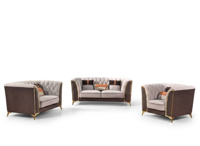 Skórzana sofa designerska sofa Zestaw sofowy 321 miejsce do siedzenia Nowoczesna sofa Żywy krajobraz New