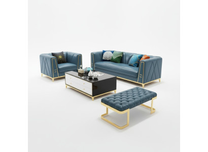 Chesterfield Exclusive Design Meble 31 miejsce do siedzenia Stołek Kanapa Podkładka Ustawić