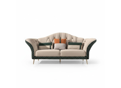 Designerska Sofa Obcios Sofa Podkładka Ustawić 6-częściowa. Zestaw Skóra stolik kawowy