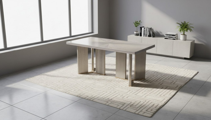 Luksusowe stoły do ​​jadalni Tabela Design jadalnia 200x100cm Drewno Meble Designer