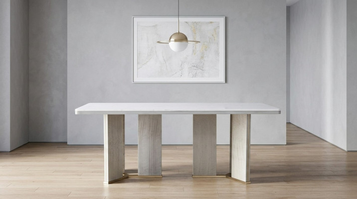 Stół obiadowy jadalnia Designerska Podkładka Luksusowe stoły do ​​jadalni 200x100cm