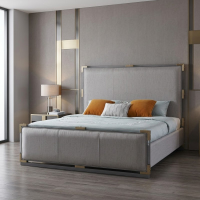 Luksusowa Designerska Sypialnia Łóżko Double bed Hotel 180x200 Włoskie