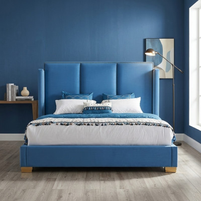 Łóżka hotelowe Double Łóżko Design Drewno Łóżko łóżka 180x200cm Sypialnia