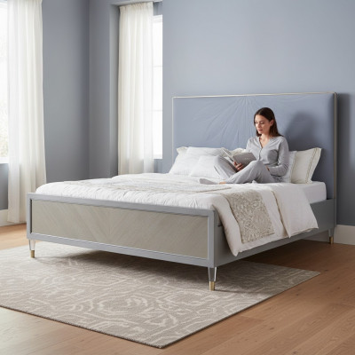 Łóżko Design Sypialnia Drewno Łóżko łóżka 180x200cm łóżko podwójne hotelowe