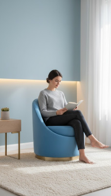 Blauer Design Hotel Lounge Club Fotel Podkładka Krzesła Pokój dzienny