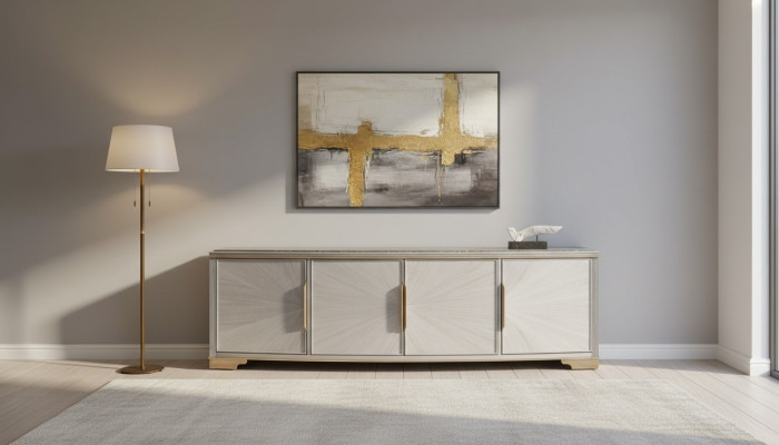 Luksusowy design Kredens Kredens Szafka boczna dekoracyjna Szafa Living Pokój