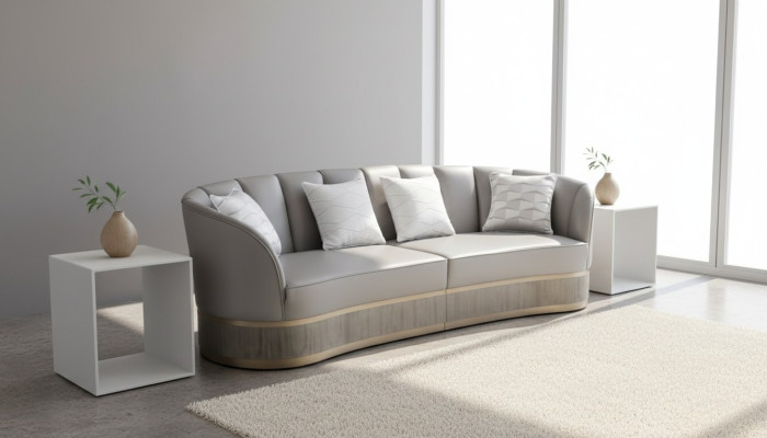 Sofa XXL duża kanapa czteroosobowa sofa klubowa 270cm Meble włoskie nowe