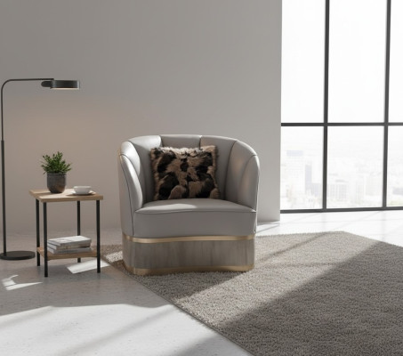 Luksusowy salon Fotel Hotel Podkładka Krzesła Nowoczesny jednomiejscowy designerski